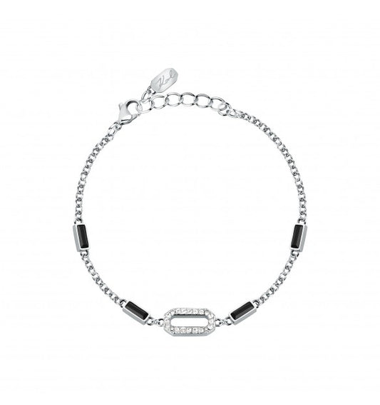 Karl Lagerfeld Bracciale Con Cristalli Baguette