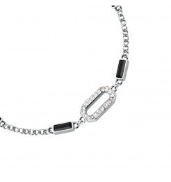 Karl Lagerfeld Bracciale Con Cristalli Baguette