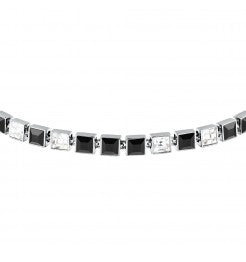 Karl Lagerfeld Bracciale Tennis Con Zirconi Bianchi E Neri