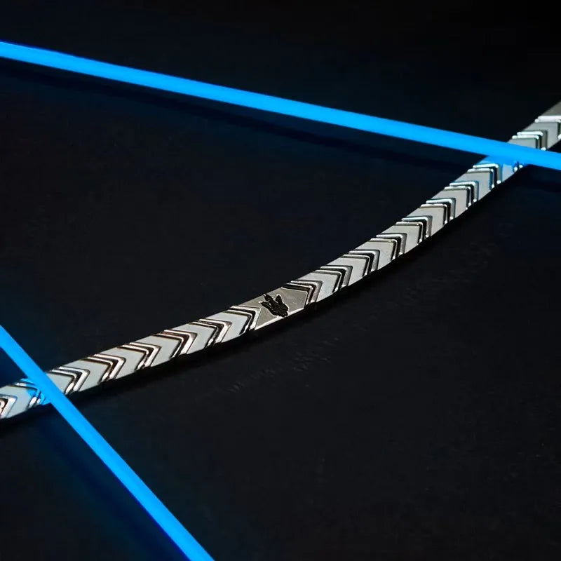 Maserati Bracciale Uomo In Acciaio Iconic