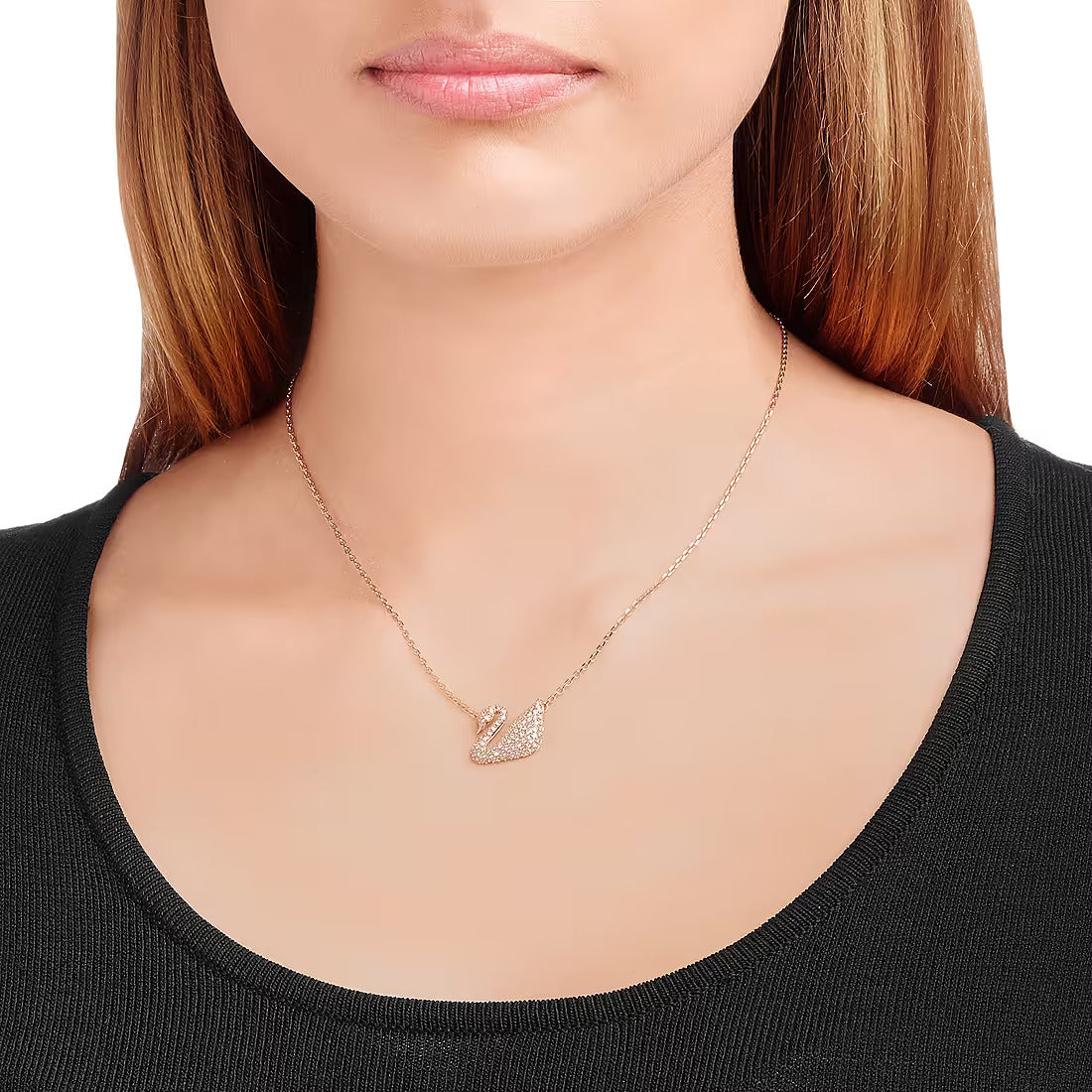 Swarovski Collana Swan Rosa