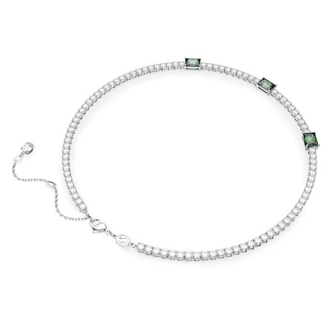 Swarovski Collana Matrix Tennis Verde