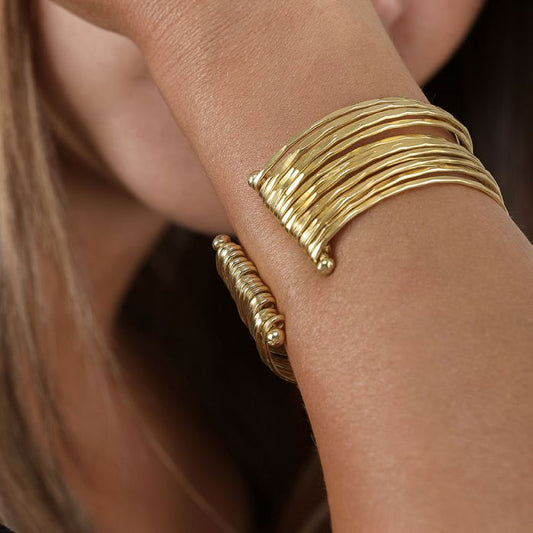 VESTOPAZZO Bracciale Piccolo Battuto