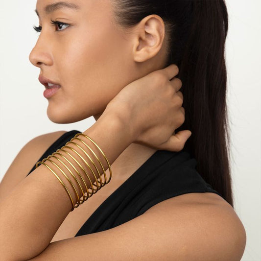 VESTOPAZZO Bracciale Fascia 9 Linee