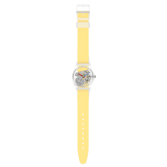 Swatch Orologio Clearly Yellow Striped