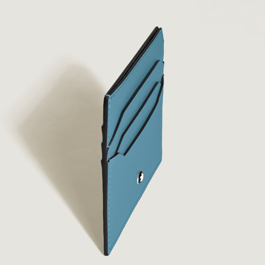 Montblanc Porta carte 6 scomparti Soft Blu Fumè 199312