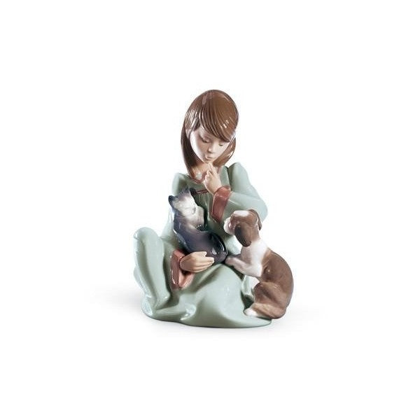 Lladrò Ragazza Con Animali