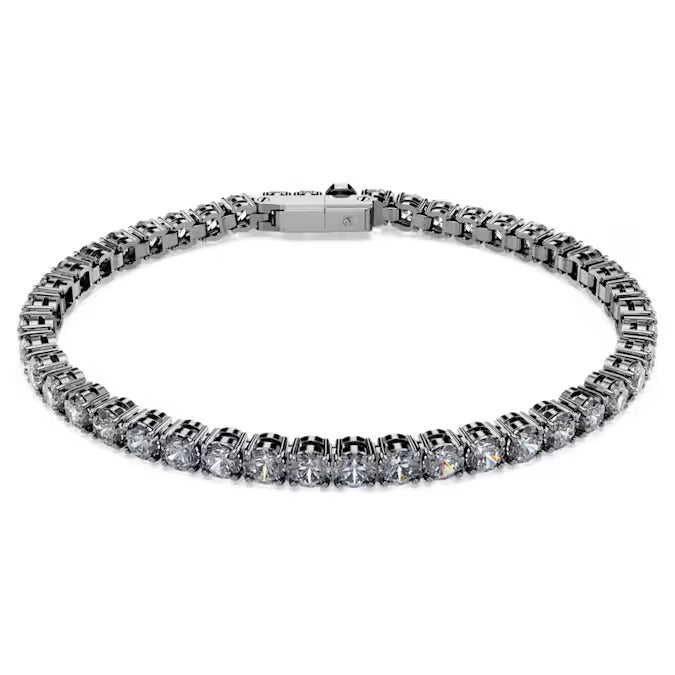 Swarovski Bracciale Tennis Grigio