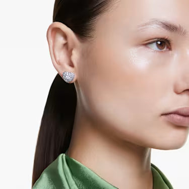 Swarovski Orecchini A Lobo Idyllia Con Il Cuore Blu