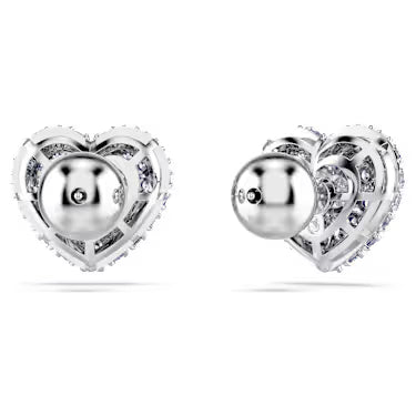 Swarovski Orecchini A Lobo Idyllia Con Il Cuore Blu
