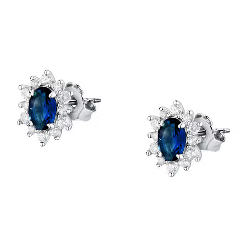 Morellato Orecchini Duchessa con Zircone Blu