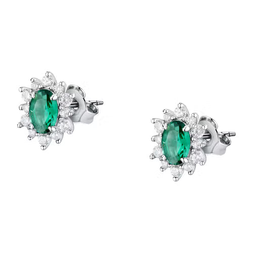 Morellato Orecchini Duchessa con Zircone Verde