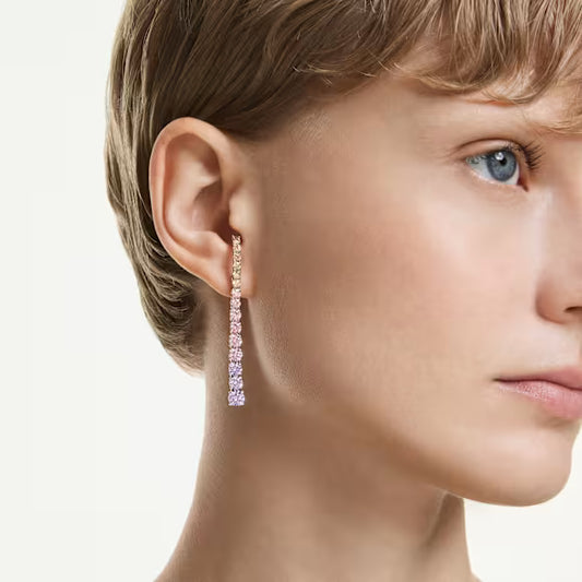 Swarovski Orecchini Pendenti Matrix Multicolore