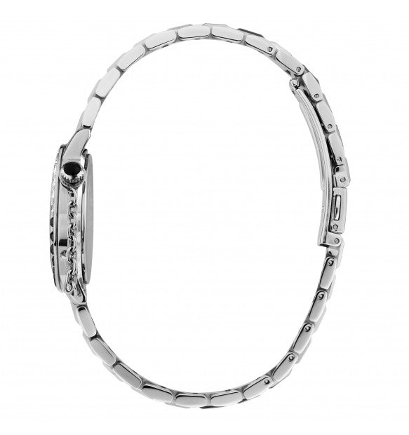 Karl Lagerfeld Orologio Donna Con Zirconi Neri Bianchi E Catena
