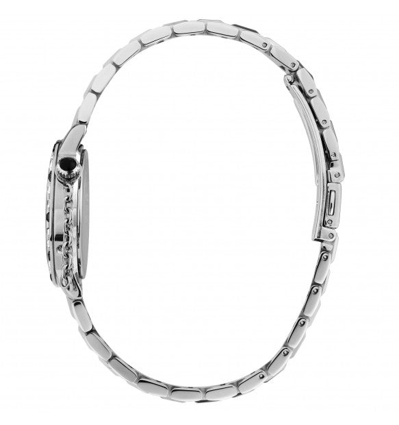 Karl Lagerfeld Orologio Donna Con Zirconi Bianchi Neri E Catena