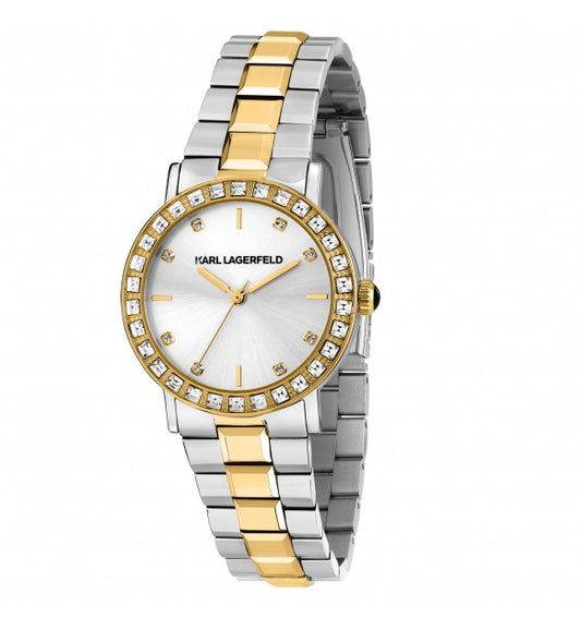 Karl Lagerfeld Orologio Donna Dorato Con Zirconi