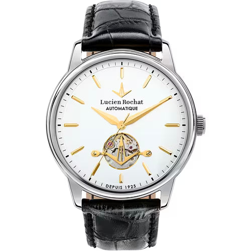 Lucien Rochat Orologio Da Uomo Automatico Iconic In Pelle