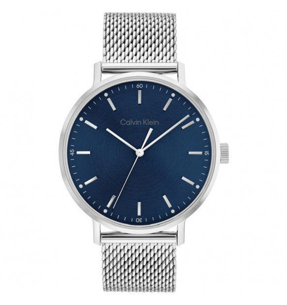Calvin Klein Orologio Uomo Solo Tempo Timeless Modern Mesh