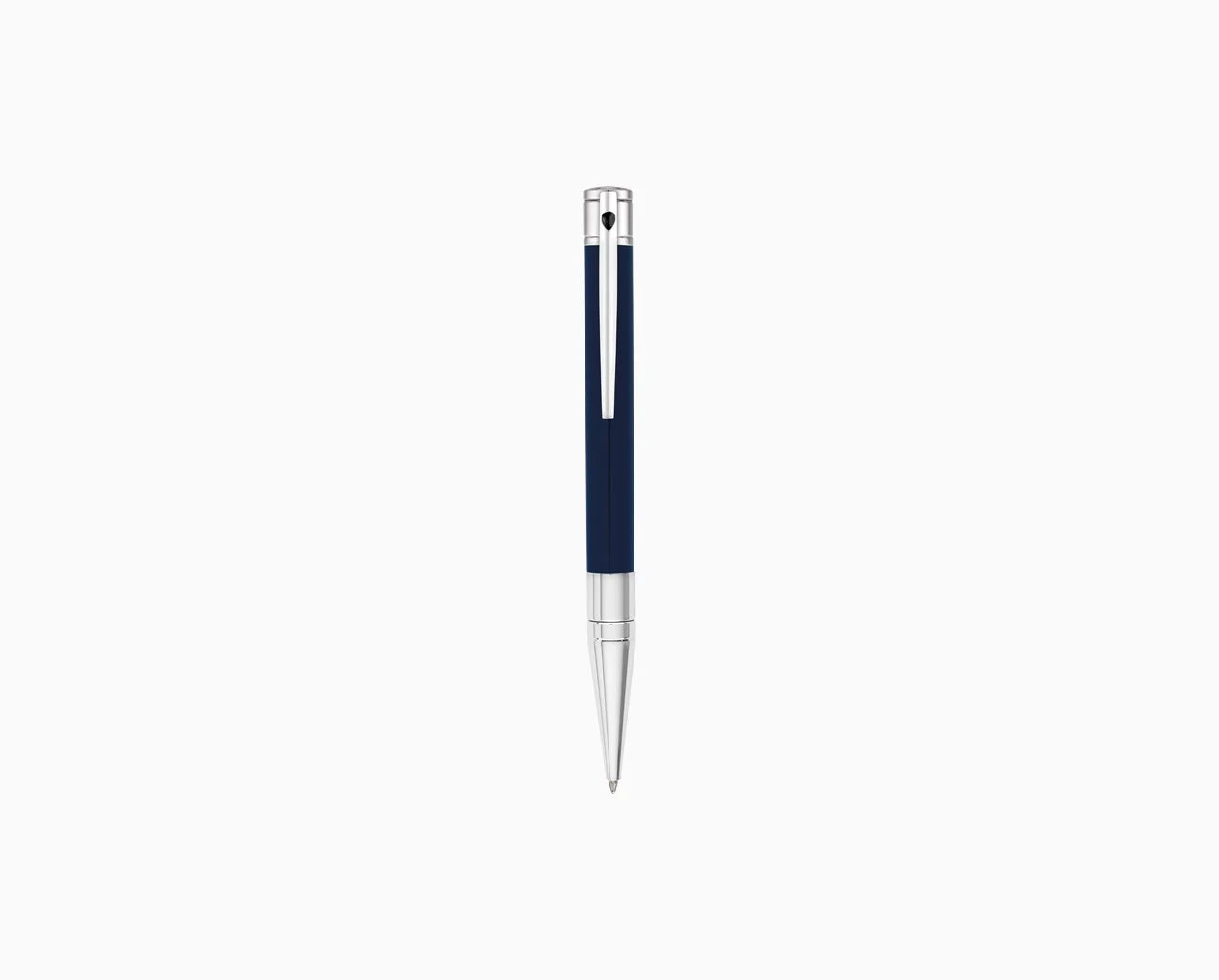 S.T.Dupont Penna A Sfera D-Initial Blu E Argento