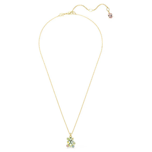 Swarovski Collana Pendente Gema Multicolore