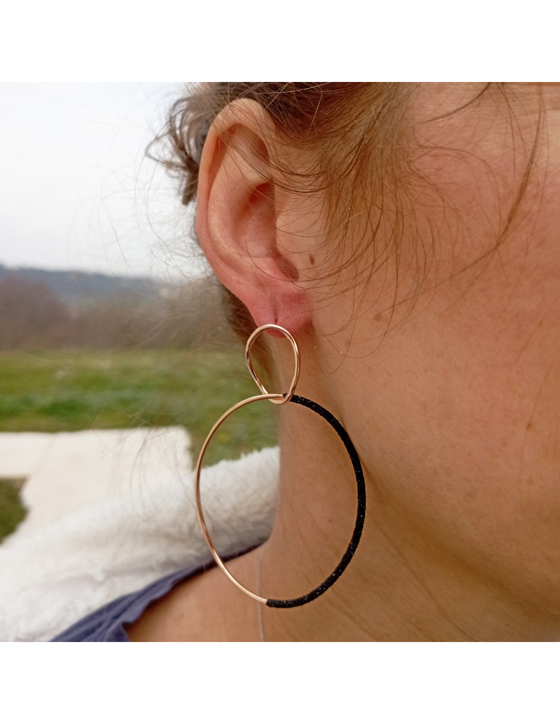 Pesavento Orecchini A Cerchio Pendente Con Polvere Di Sogni