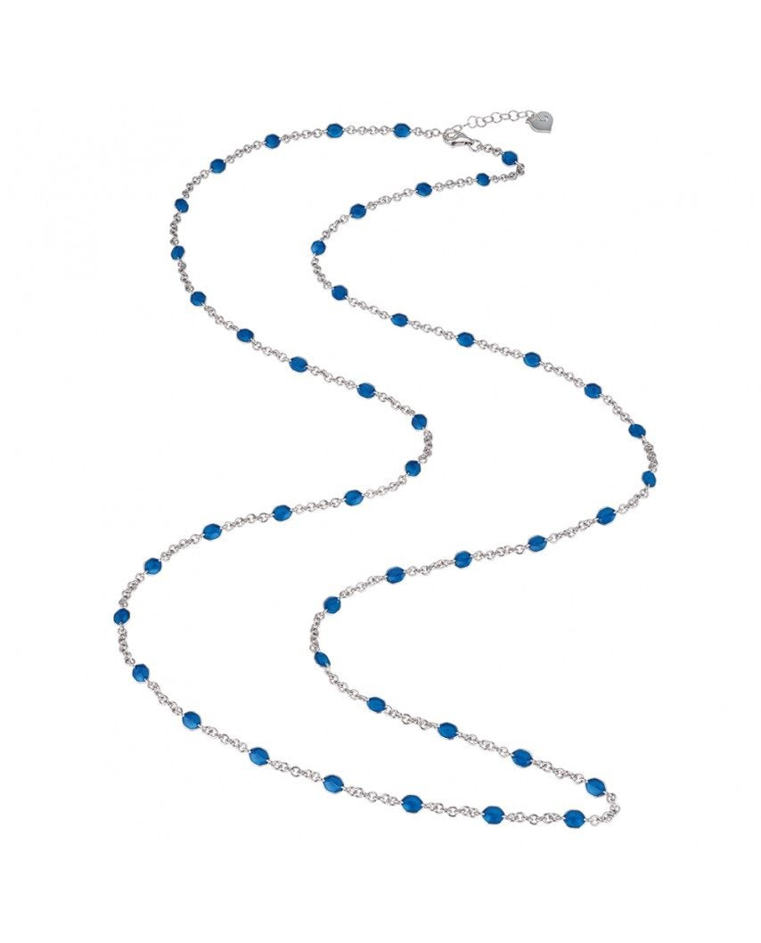 Chantecler Et Voilà Accessori Collana In Argento e Smalto Blu