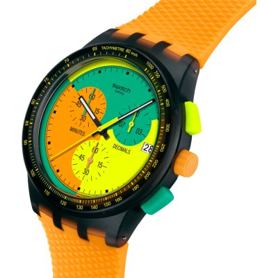 Swatch Orologio Neon Signal Flag