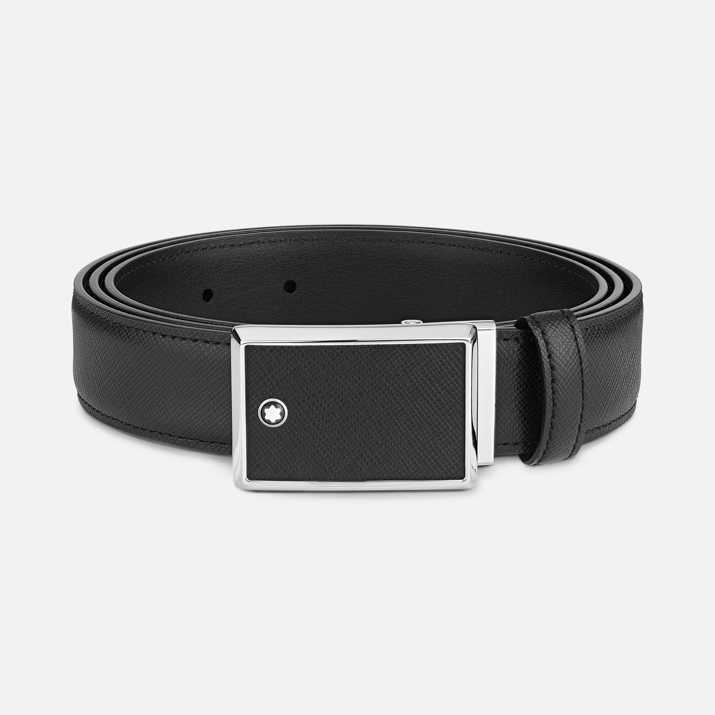 Montblanc Cintura In Pelle Nera 114421