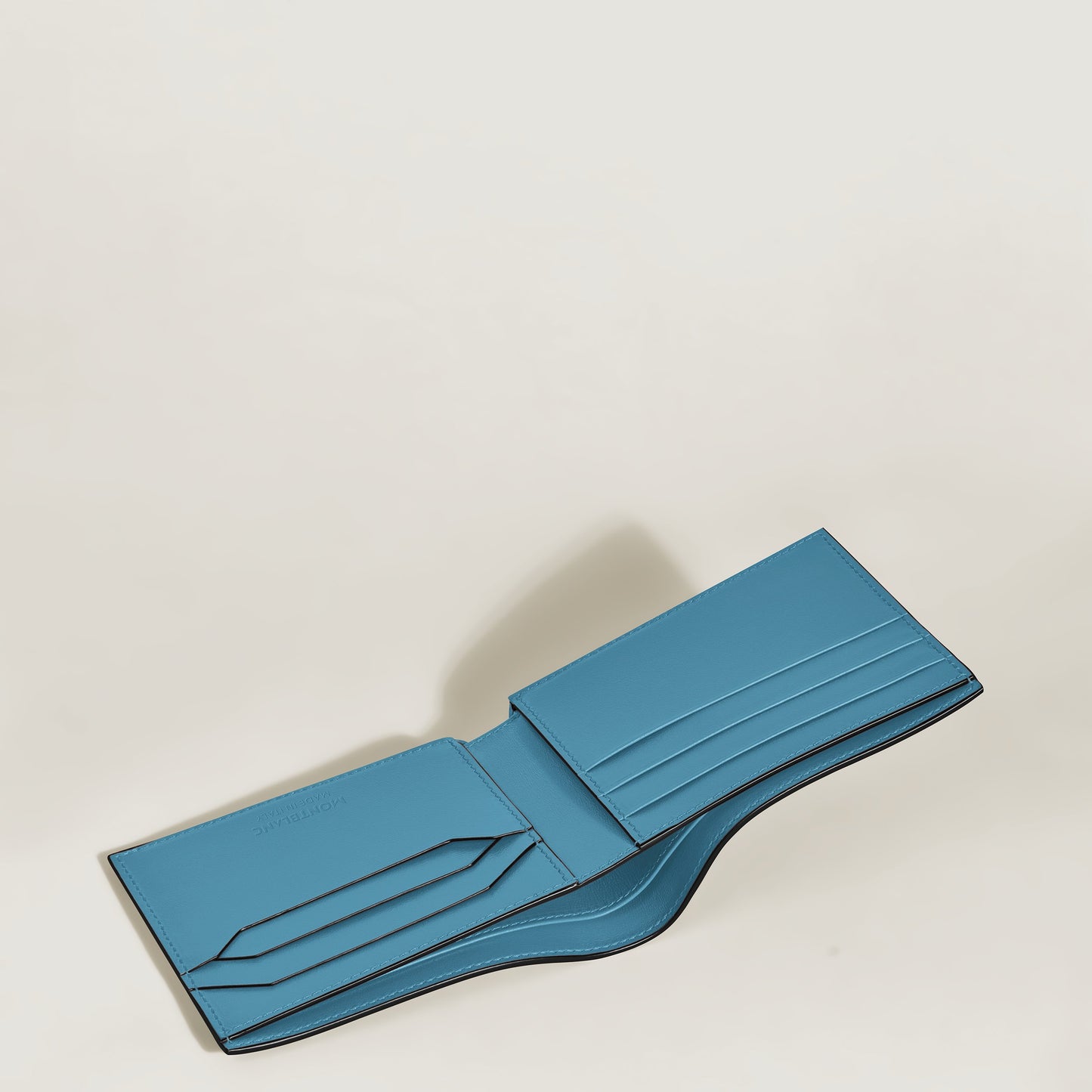 Montblanc Portafoglio 6 scomparti Meisterstück Sfumato Blu Fumè 199266