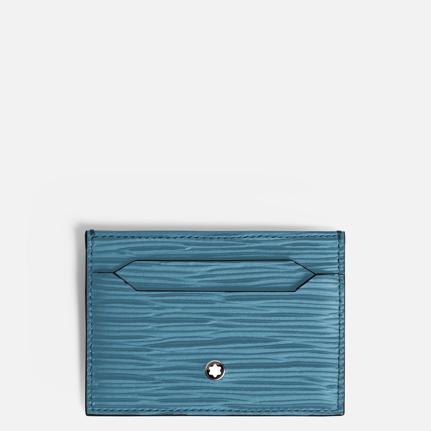 Montblanc Porta carte 5 scomparti 4810 Blu Fumè 199349