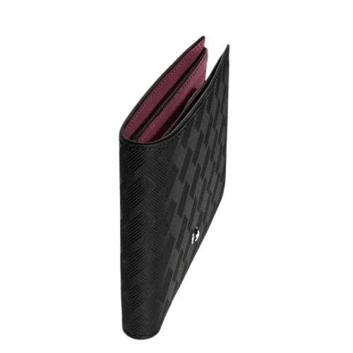 Montblanc Portafoglio 6 Scomparti Extreme 3.0 Nero/Bordeaux 199413