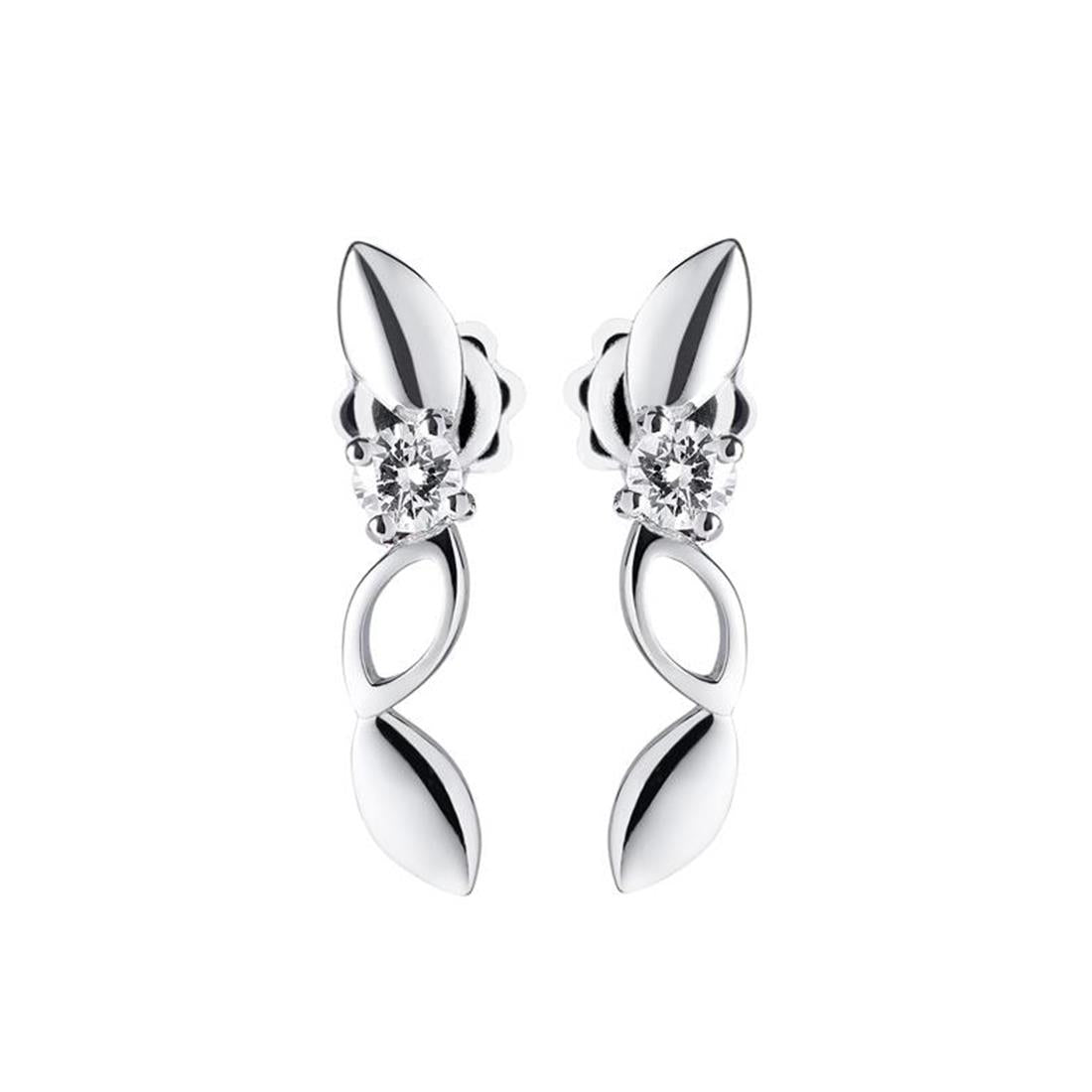 Alfieri & St John Orecchini Pendenti In Oro E Diamanti