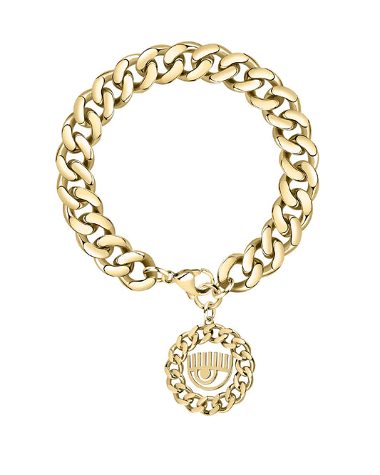 Bracciale Chiara Ferragni Bossy Chain con charm occhio J19AUW37