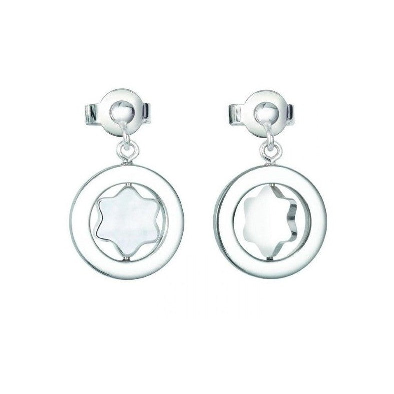 MONTBLANC 36647 ORECCHINI ARGENTO 925 STAR COLLECTION