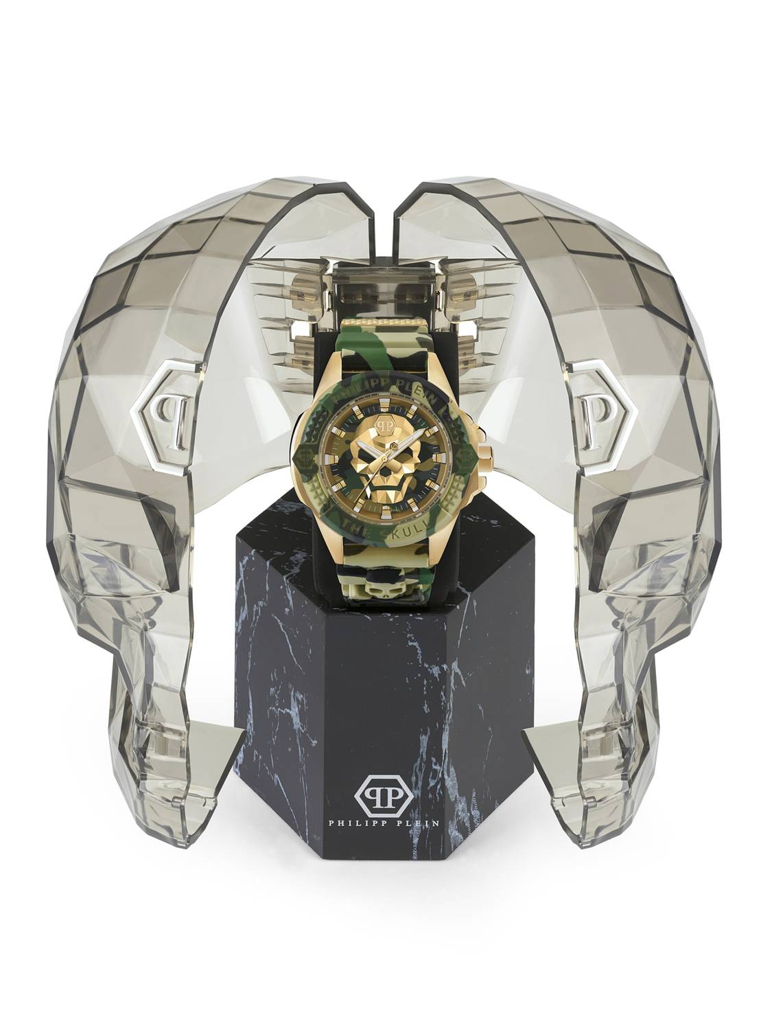 Philipp Plein Men´s Watch THE $KULL TITAN Camouflage PWAAA0921