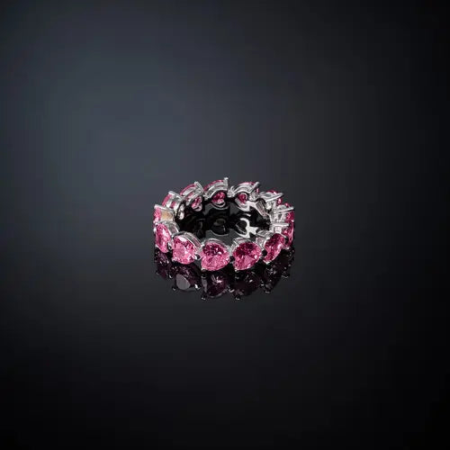 CHIARA FERRAGNI ANELLO VERETTA CUORI ROSA - J19AVG04018