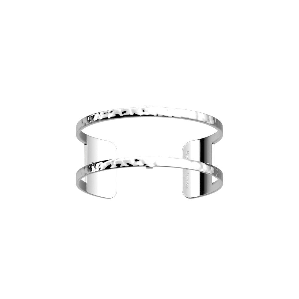 Les Georgettes Pure Martelée bracciale donna da 25 mm con finitura argentata - Codice bracciale: 70352831600000