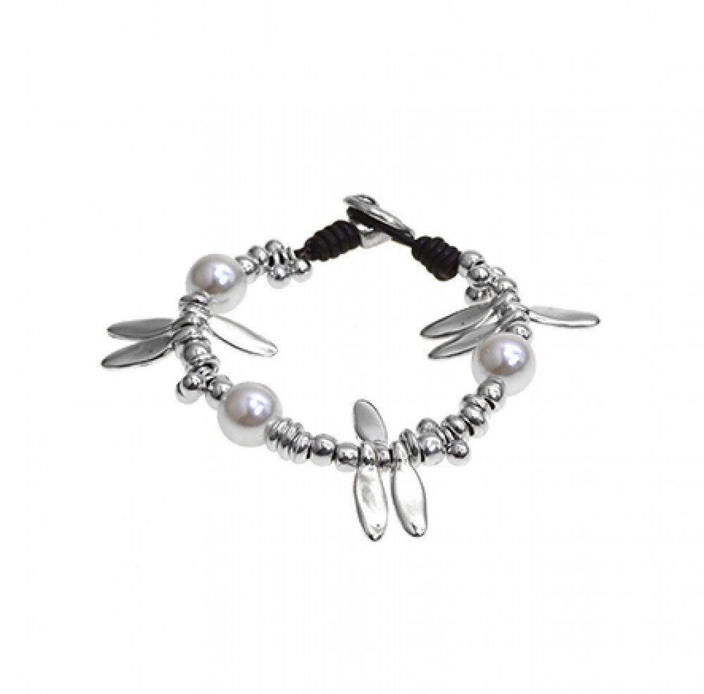 Madness Milano Bracciale Donna In Argento E Pelle