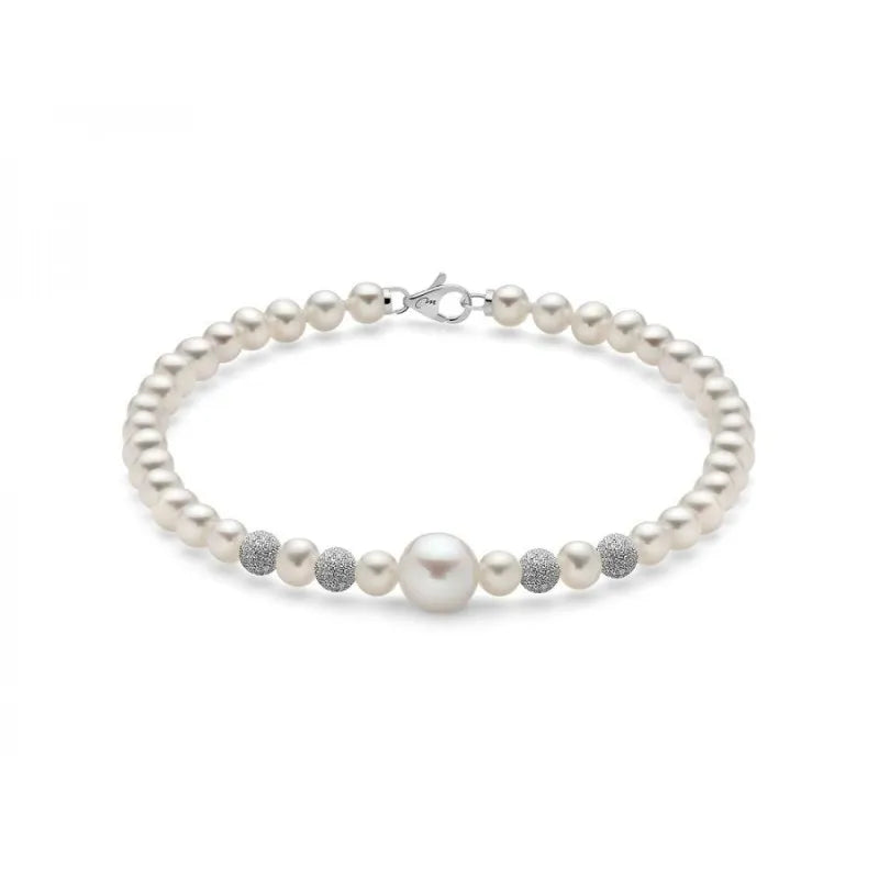 Miluna Bracciale Perle Con Applicazione