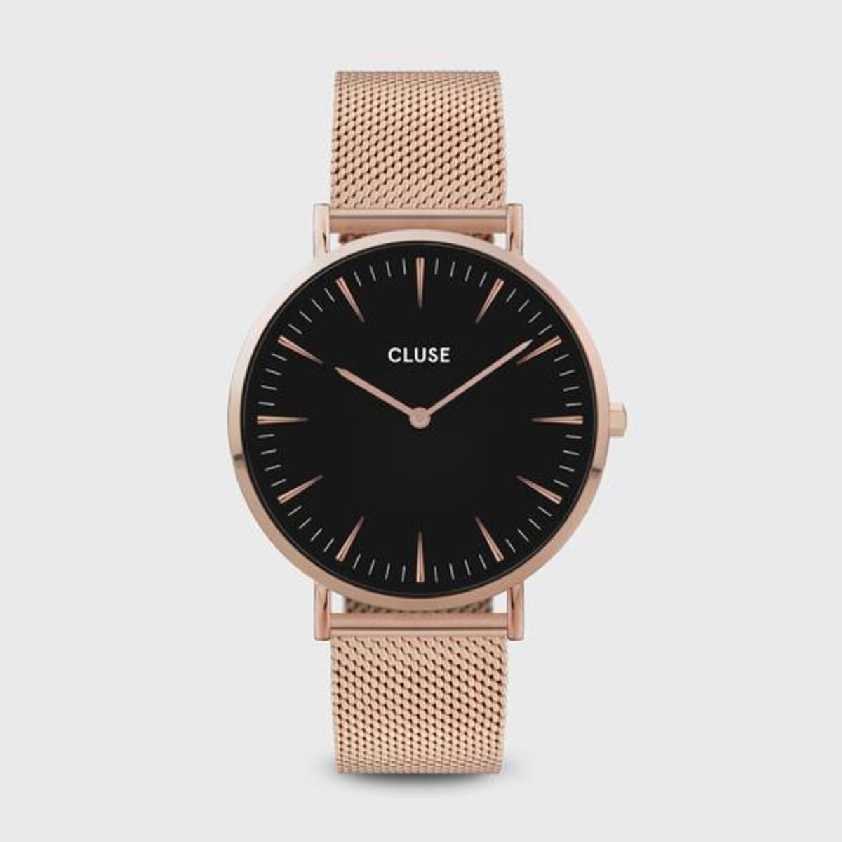 Cluse Orologio Donna La Bohème Mesh Rose Gold Black/Rose Gold