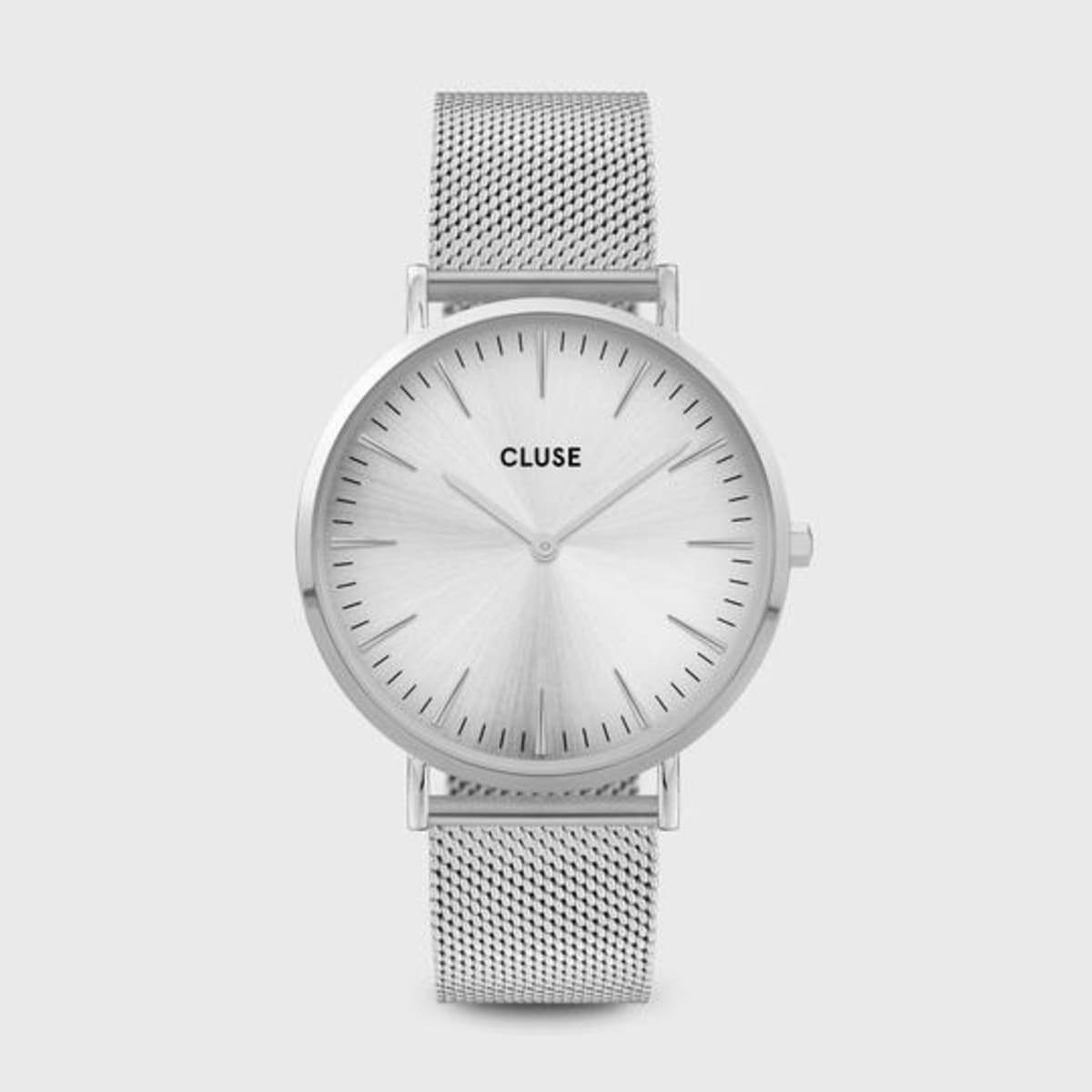 Montre cluse la boheme mesh online silver