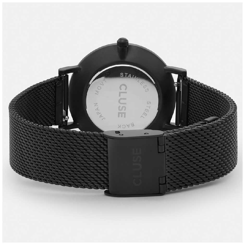 Cluse Orologio Donna Minuit Mesh Black, Black/Black
