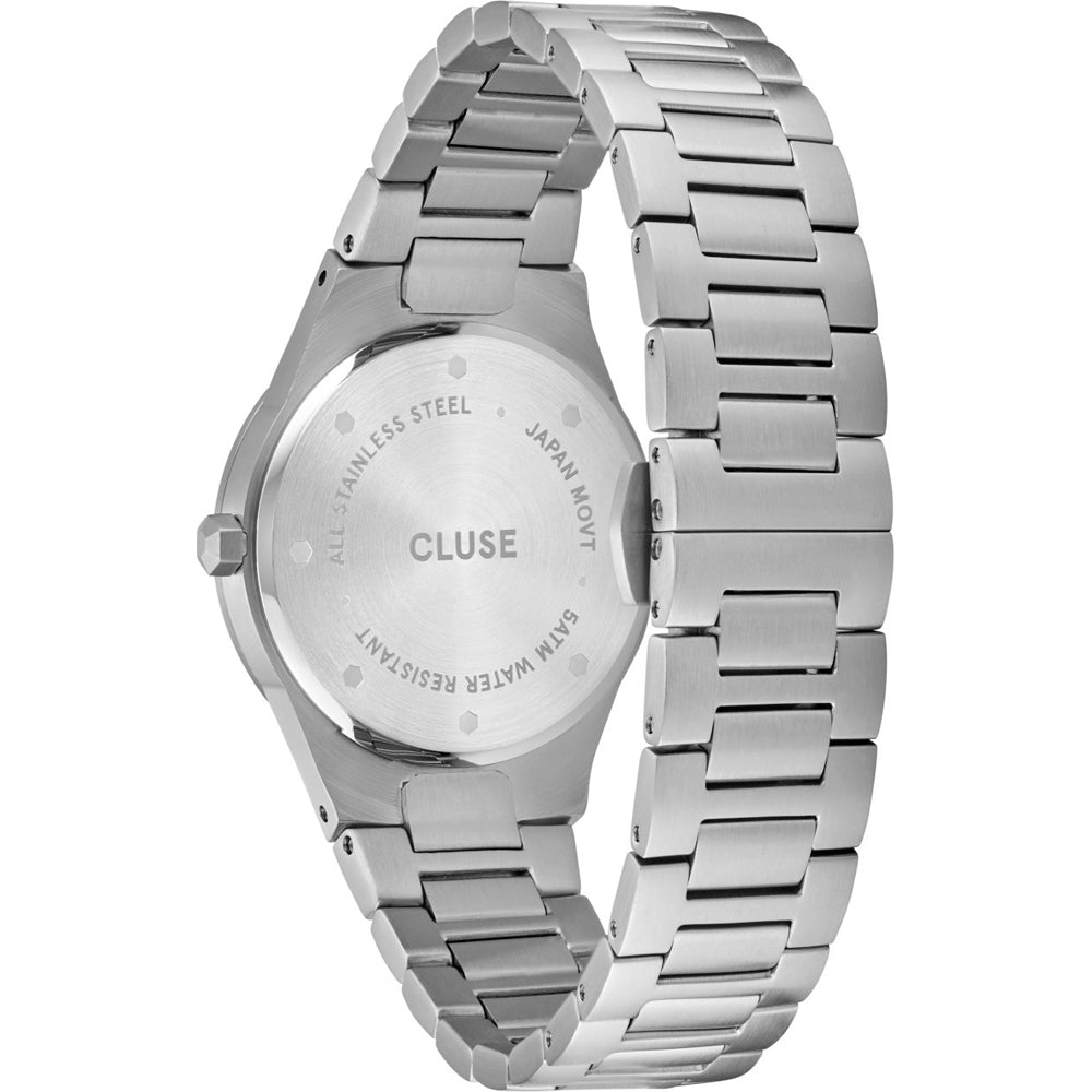 Cluse Orologio Donna Vigoureux Steel, Silver Snow White/Silver
