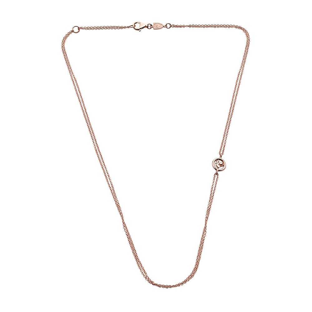 Chantecler Accessori Collana 45 Cm Doppia In Oro Rosa
