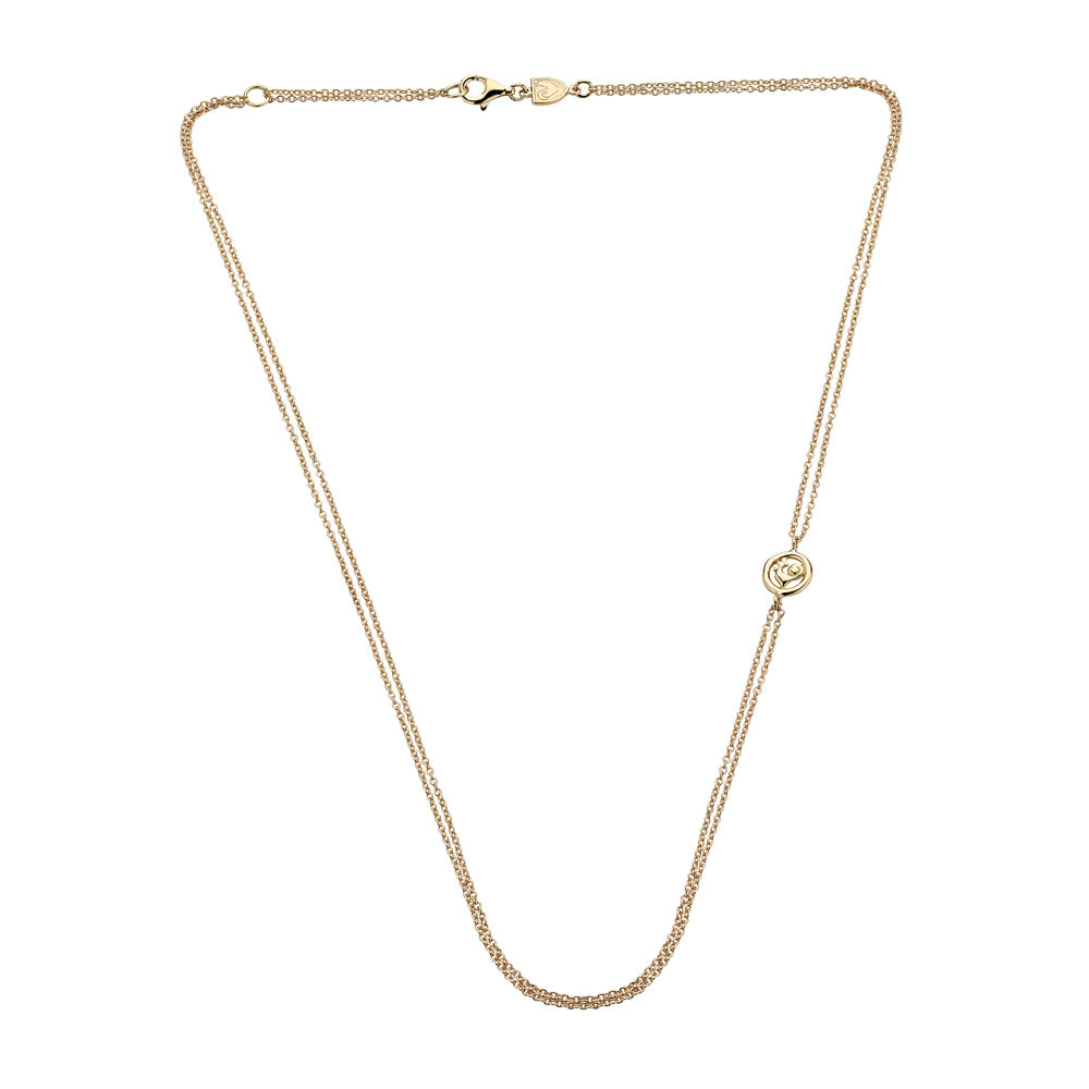 Chantecler Accessori Collana 45 Cm Doppia In Oro Giallo