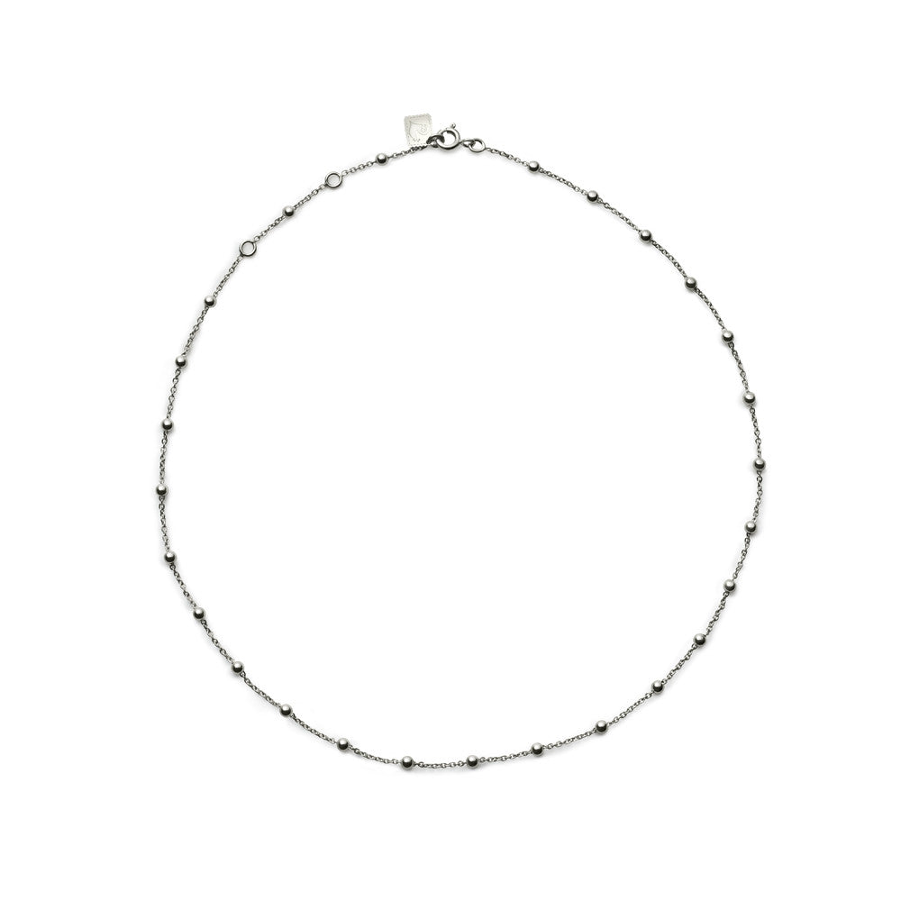 Chantecler Et Voilà Accessori Collana 45 Cm In Argento Con Pallini