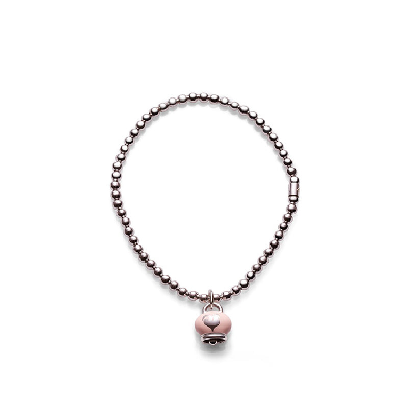 Chantecler Et Voilà Bracciale Elastico Campanella Rosa