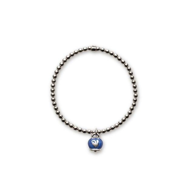 Chantecler Et Voilà Bracciale Elastico Campanella Blu