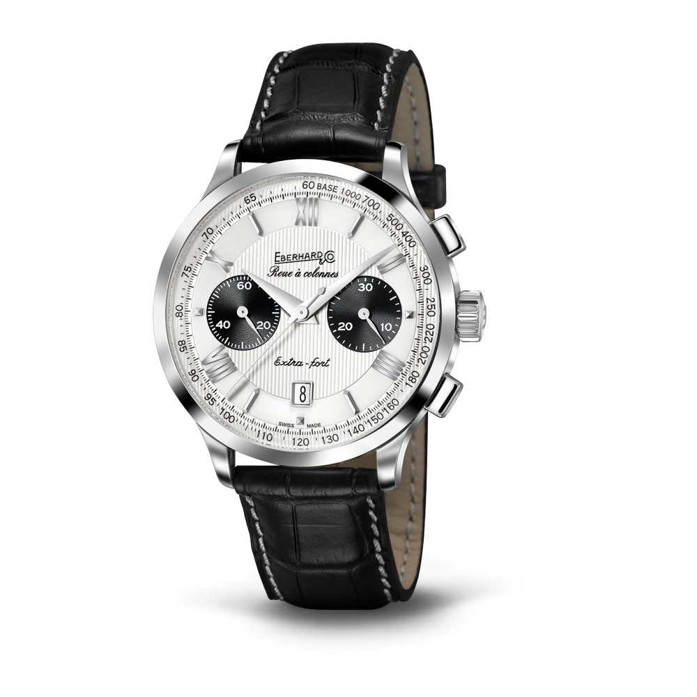 Eberhard EXTRA-FORT GRANDE TAILLE ROUE À COLONNES 41mm 31956