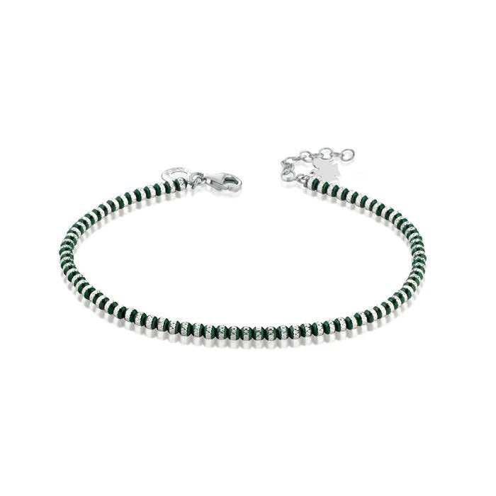 Roberto Giannotti Bracciale In Argento Con Angelo E Sfere